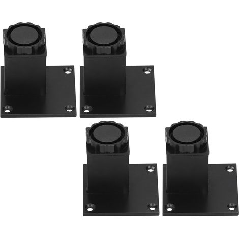 höhenverstellbare Möbelfüße, quadratische Aluminiumlegierung, für Sofa, Schrank oder Tisch – 60 mm – 4er-Set (1/5)