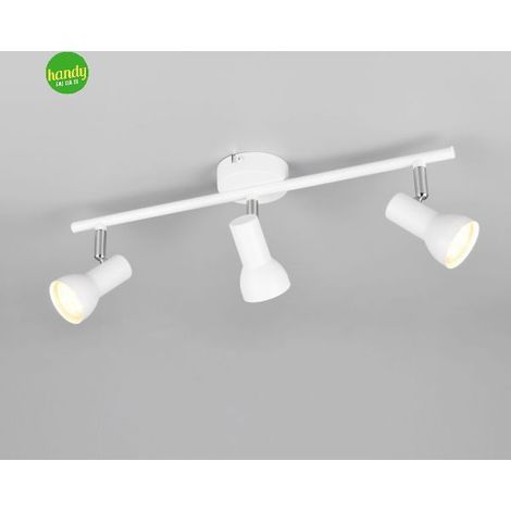 Barra Cantar Trio Lighting 3x GU10 in metallo bianco opaco (1/4)