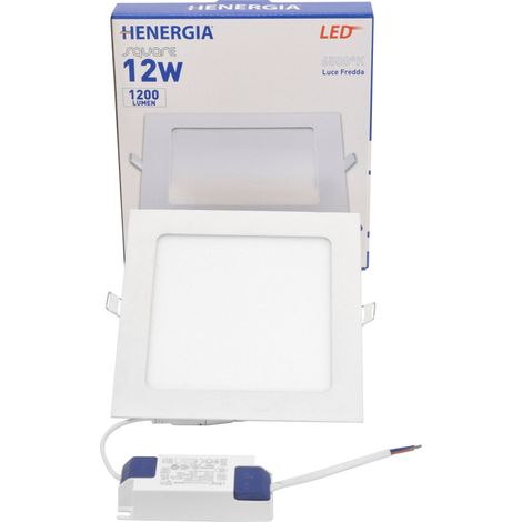 MINI PANNELLO SQUARE LED HSO 12W 1080Lm 6000Â°K 220/240V  DIMENSIONI mm.175X175,