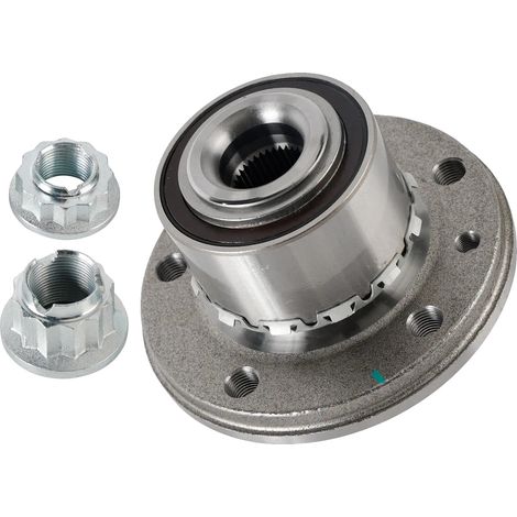 Kit de cojinetes de rueda, 149 mm de diámetro, 100 mm de ancho, compatible con MK5 y MK6, ejes delantero y trasero, número de pieza del fabricante 7H0401611H (1/5)