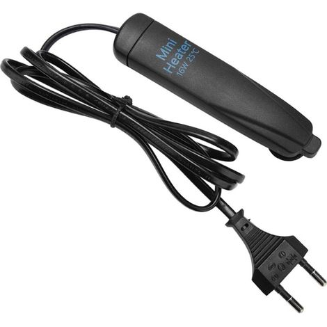 Unzerbrechliche Mini-Heizung mit konstanter Temperatur, Heizwärmer für Aquarien, 220 V, EU-Stecker, kleine Größe (16 W)