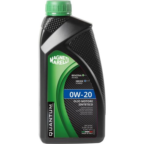 QUANTUM ENERGY Olio Lubrificante Marelli 0W20 Sintetico 1L Motore Originale (1/5)