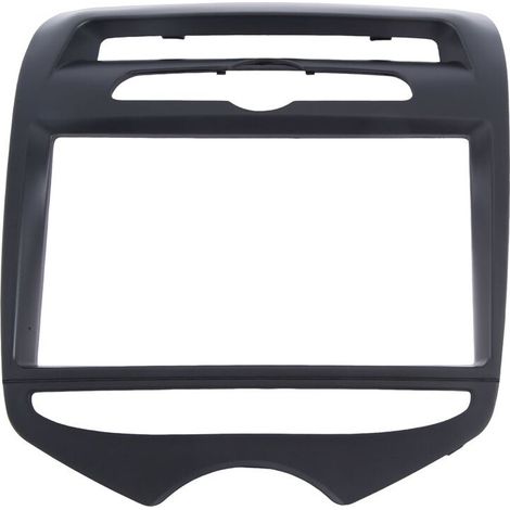 Cadre de cache pour autoradio 2 DIN compatible avec les BMW IX20 à boîte manuelle (modèles 2010 et suivants) et leur panneau de navigation multimédia.