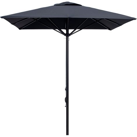Parasol exterior 200x200 negro CORSICA garbar