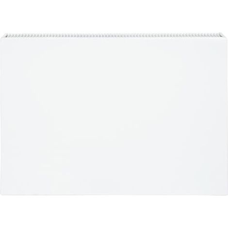 Delonghi – Radiateur eau chaude en acier 600mm – Type 22, longueur 400mm, puissance 659W – Raccordement 6-raccords, blanc RAL 9016