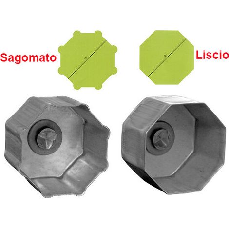 CALOTTA P.RULLO OTTAGONALE LISCIO A1086L