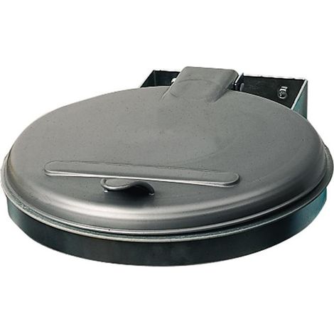 Poubelle B400xT510mm 120 l Deckel argenté (plastique) (1/3)
