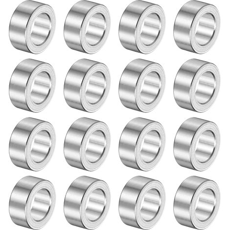 16pcs Entretoise en Aluminium, Entretoise Métallique Lisse à Vis Ronde 13x8.1x6mm(OD x ID x Longueur), Rondelle Non Filetée Support pour M8 Vis Boulons Écrous Tige (1/5)