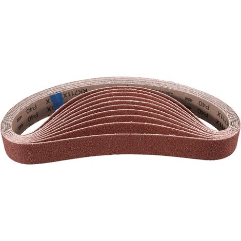 PFERD TOOLS Korund Schleifband BA 40x820 mm A40 für universelle Anwendung mit Rohrbandschleifer 10 Stk (1/5)