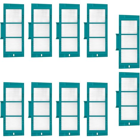 Lot de 10 filtres HEPA de rechange pour robot aspirateur Dyson Spot+ Scrub AI lavables et réutilisables (1/3)