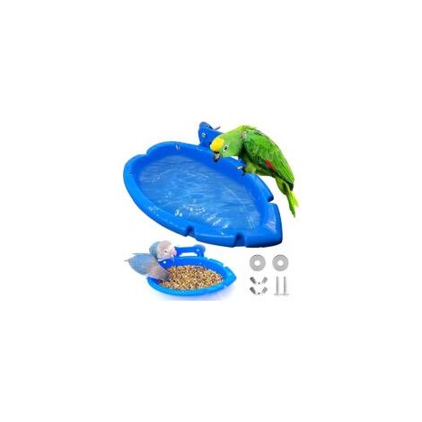 Baignoire pour oiseaux, 2 pièces, boîte de bain pour oiseaux, bol de bain pour oiseaux, cage à calopsittes, perruche, petite boîte de bain pour oiseaux, perroquets,accessoires de cage à oiseaux (1/4)