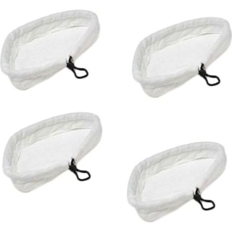 4-Piece Triangular Microfiber Steam Mop Pads for H2O, X5, S302, S001 (1/4)