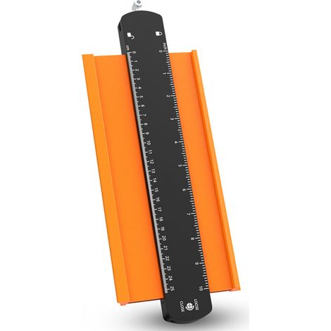 Jauge de Contour Connectable Copieur Profil Parquet Forme, Outils de Traçage, Coupe Carrelage, Idee Cadeau Fete des Peres Personnalisé (1/5)