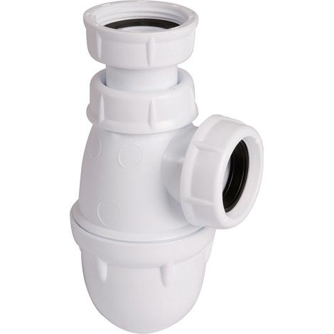 Valentin – Siphon de lavabo réglable 1''1/4 – Raccordement écrou 1''1/4 – Hauteur ajustable – Sortie avec joint conique Ø 32 ou 40 mm