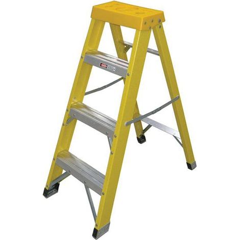 Zarges 300514 Fibreglass Swingback Steps Open, 1.05m Closed 1.18m 4 Rungs ZAR300514 (1/3)