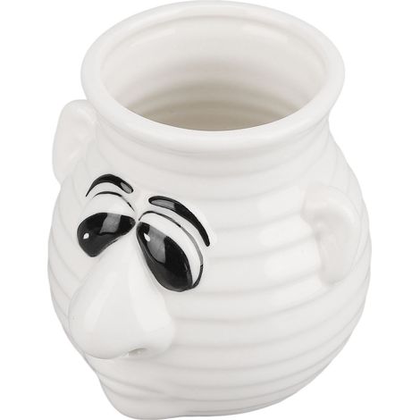 Séparateur d'œufs en céramique durable, facile à utiliser et rapide, idéal pour la cuisine. Séparateur de blanc d'œufs amusant en forme de nez, pour une utilisation facile et rapide. Séparateur de bla (1/5)