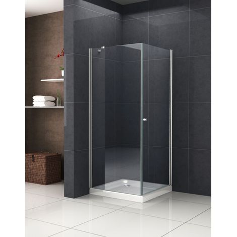 Duschkabine DETO-FIX 90 x 90 x 190 cm ohne Duschtasse (1/4)