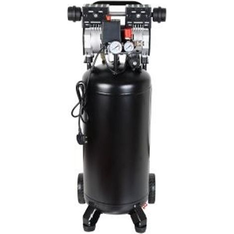 COMPRESSORE ARIA SILENZIATO VERTICALE COMPATTO PORTATILE MAX 8bar 24Lt RIBIMEX