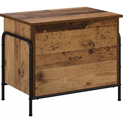 Aufbewahrungsbox Altholz 80 x 40 x 49,5 cm Holzwerkstoff vidaXL (1/5)