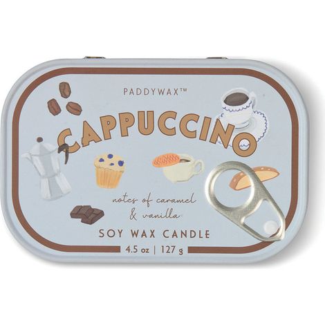 Candela in Latta Bistro Cappuccino Cioccolato e Ciliegia 127g Paddywax
