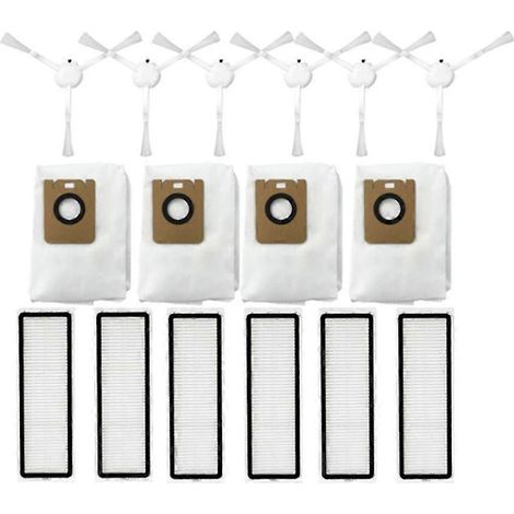 16 Stück waschbare Hepa-Filter-Seitenbürste D-Tasche für Bot D10 Rls3d Staubsauger Pa Ersatzteil (1/4)