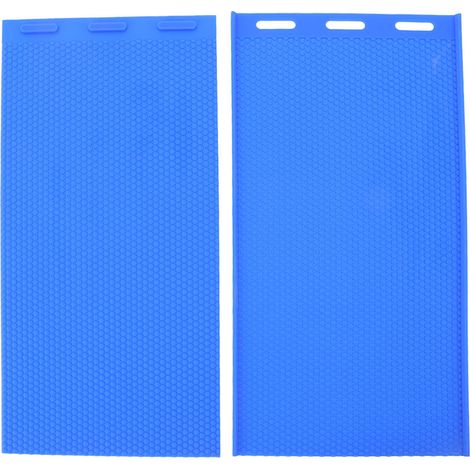 Eosnow 2pcs Silikonbienenwachsblech DIY Form Weiche Presse Formwerkzeuge Prässermaschine für die Bienenzucht