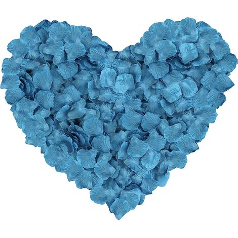 Pétales De Rose - Non Tissé - 5 À 6 Cm - Pour Décoration Mariage Fête Saint-Valentin - 1200 Pièces (1/5)