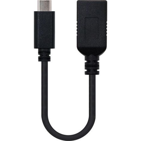 Cable USB 3.1 NANOCABLE 10.01.4201 Negro (1/3)