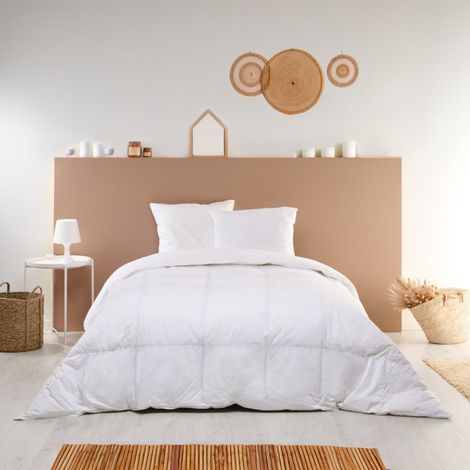 Couette Duvet Été - Légère et Gonflante - 150g/m2 90% Duvet de Canard - Enveloppe 100% coton - 140x200cm (1/5)