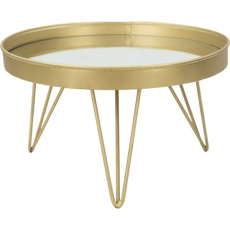 Ferretti Glam Spiegel Tablett aus Metall und Glas (1/5)