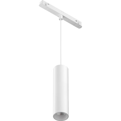Suspension rail monophasé blanche tube LED 12W Maytoni (1/4)
