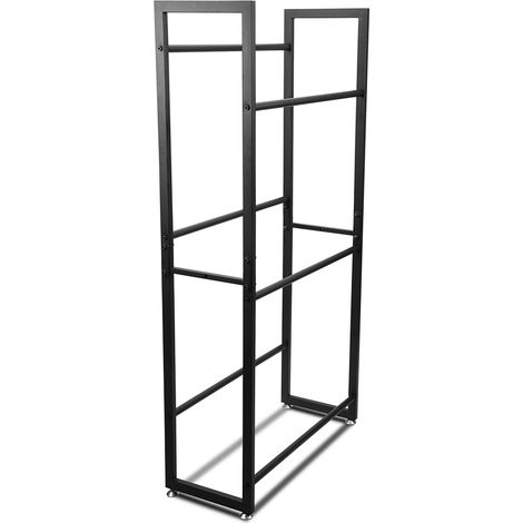 Randaco 2 pezzi Scaffale per Casse di Bevande 6 Casse Supporto per Bottiglie Scaffale su Piedi per Casse di Bevande 71x30x140cm