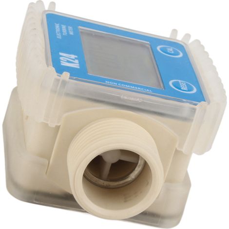 Débitmètre numérique à turbine LCD K24 pour carburant, largement utilisé pour les produits chimiques et l'eau. (1/5)