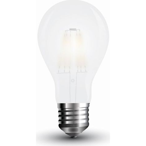 V-Tac VT-1934 E27 A60 Milchglas Glühlampe 4W Kaltweiß 6400K Sku 4488 (1/3)