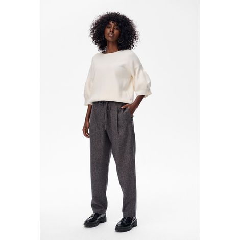 Pantalones Halinka azul marino para mujer, talla 36 (1/5)