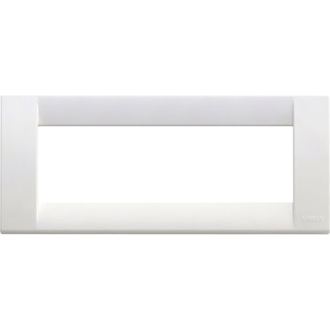 Placca Classica 6M bianco brillante Vimar Idea 16746.01