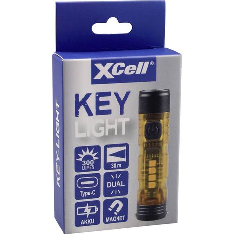 XCell LED (monocolore) Mini torcia elettrica a batteria ricaricabile 300 lm 8 h