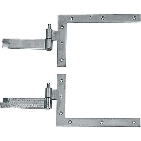 Gond de portail M12 orientable Ø 12 mm. à sceller. réglage 40-50 mm. coloris noir - TIRARD SAS