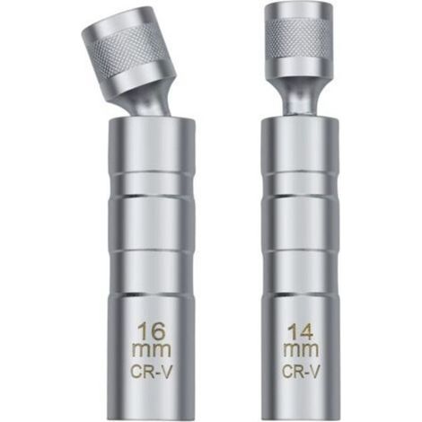14/16mm Clé à Bougie, Outil Universel de Retrait de Douille de Bougie D\\'allumage Magnétique pour Retirer Les Bougies D\\'allumage Automobiles (1/5)