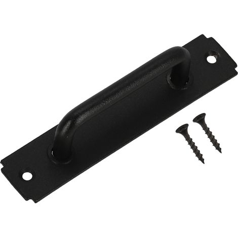 Maniglia per mobili, cassetti e ante, colore nero classico, 12 cm. (1/5)