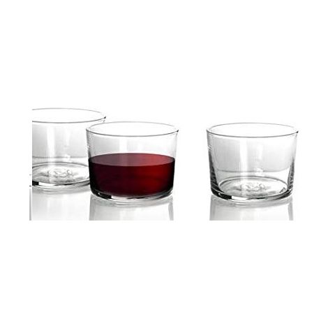 BICCHIERI TAPAS DA VINO PER A APERITIVO IN SET DA 6 PEZZI 240 CC CAPIENZA (1/2)