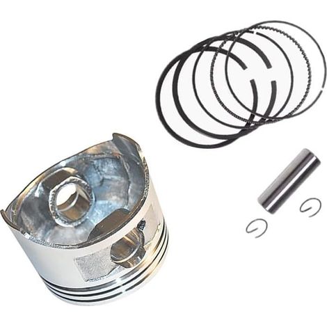 Kit pour piston 60mm pour Moteur pour honda pour gx120 GXV120 4HP Compatible pour honda pour gx120, GXV120, 160F, 4HP, alésage 60mm pour précis, matériau , longue durée de vie (1/5)