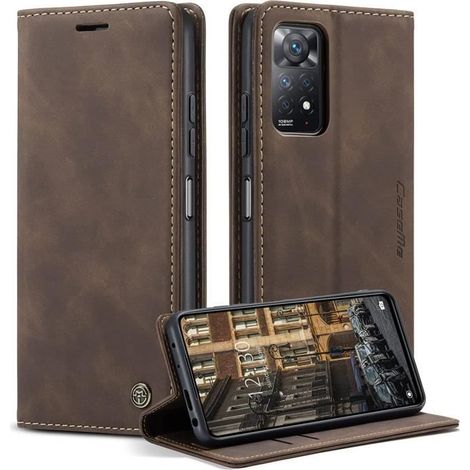 Etui pour téléphone Xiaomi Redmi Note 11 Pro 5G-4G (Pas pour Note 11 Pro+-Plus 5G) Etui Protection Premium en Cuir PU Portefeu[40] (1/4)
