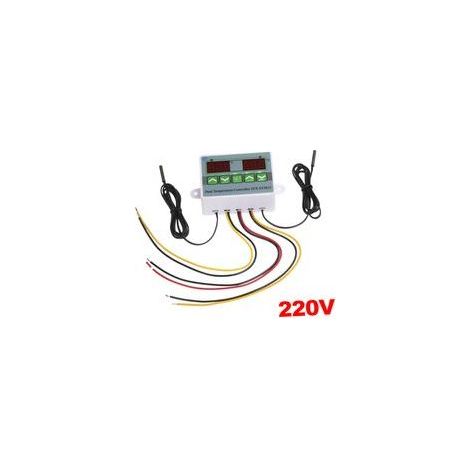 Contrôleur de température numérique double affichage ZFX-ST3012, 220 V / 1500 W, thermostat intelligent pour chauffage et climatisation (1/5)