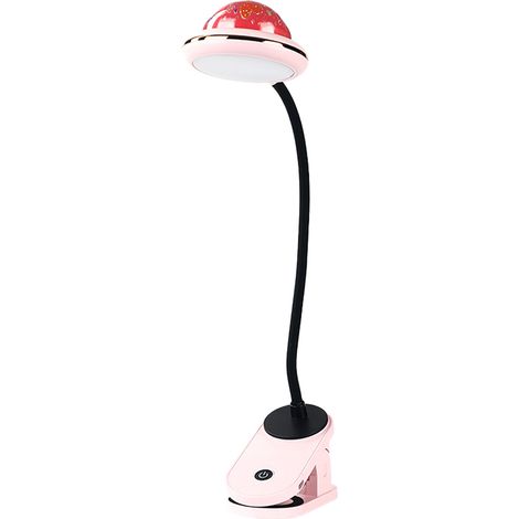 1 Lampe de lecture LED, col de cygne 360°, projecteur étoiles, tactile, rechargeable USB, pour enfant (1/5)