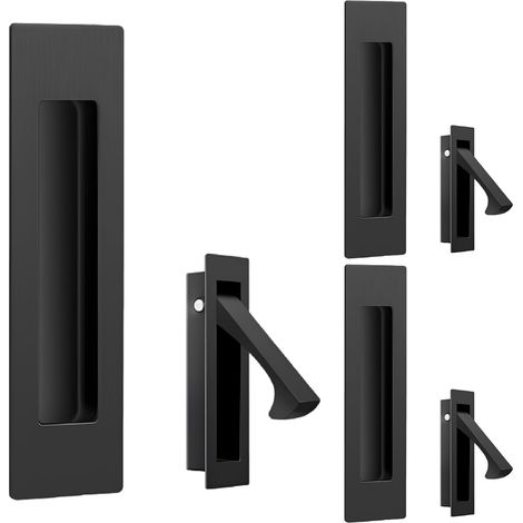 Poignée de porte coulissante escamotable, en acier inoxydable (1/5)