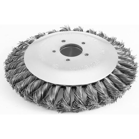Fil de tête de désherbage disque de brosse de roue de brosse rotative de 6 pouces pour l'agriculture de jardin d'outils de pelouse