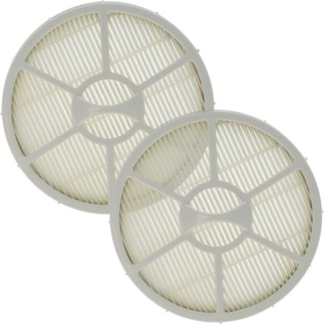 vhbw 2x filtro compatibile con Kärcher VC 3, 1.198-125.0, VC 3 Premium aspirapolvere - filtro HEPA bianco