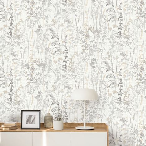 Papier Peint Vinyle Grainé sur Intissé Motif Botanica 1 – Erismann - réf. 10258-14 (1/3)