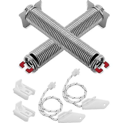 Kit de ressort de porte pour lave-vaisselle - 12004119, remplace la pièce numéro 00754866 (1/5)